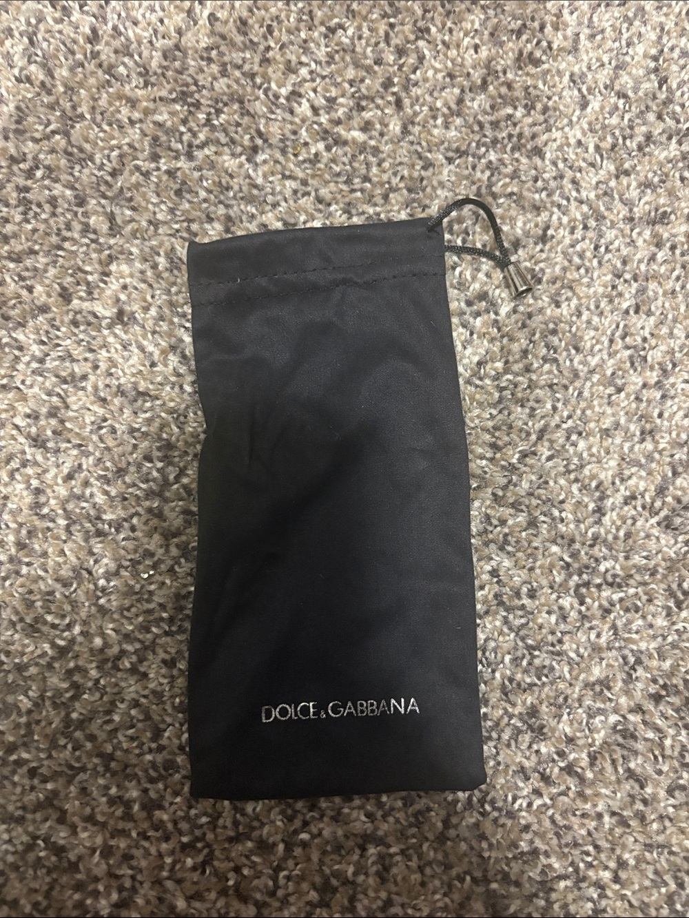 Dolce & Gabbana Black Drawstring Eyewear Pouch